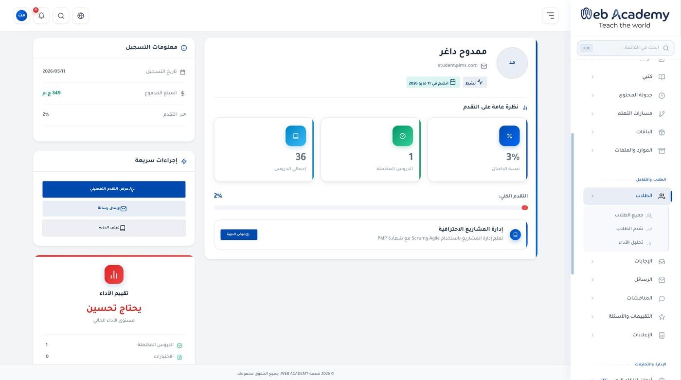 ملف كل طالب